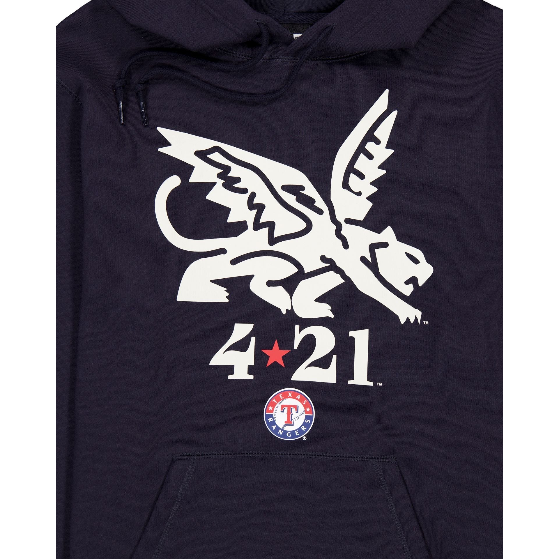 Texas Rangers City Connect Navy Hoodie
