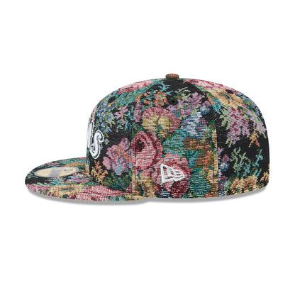 Texas Rangers Jacquard Pattern 59FIFTY Fitted Hat