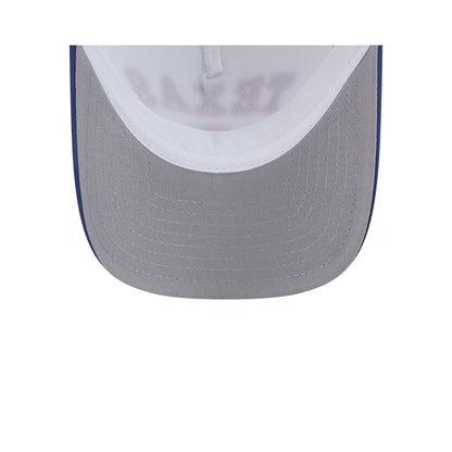 Texas Rangers Chrome Arch 9FORTY M-Crown A-Frame Trucker Hat