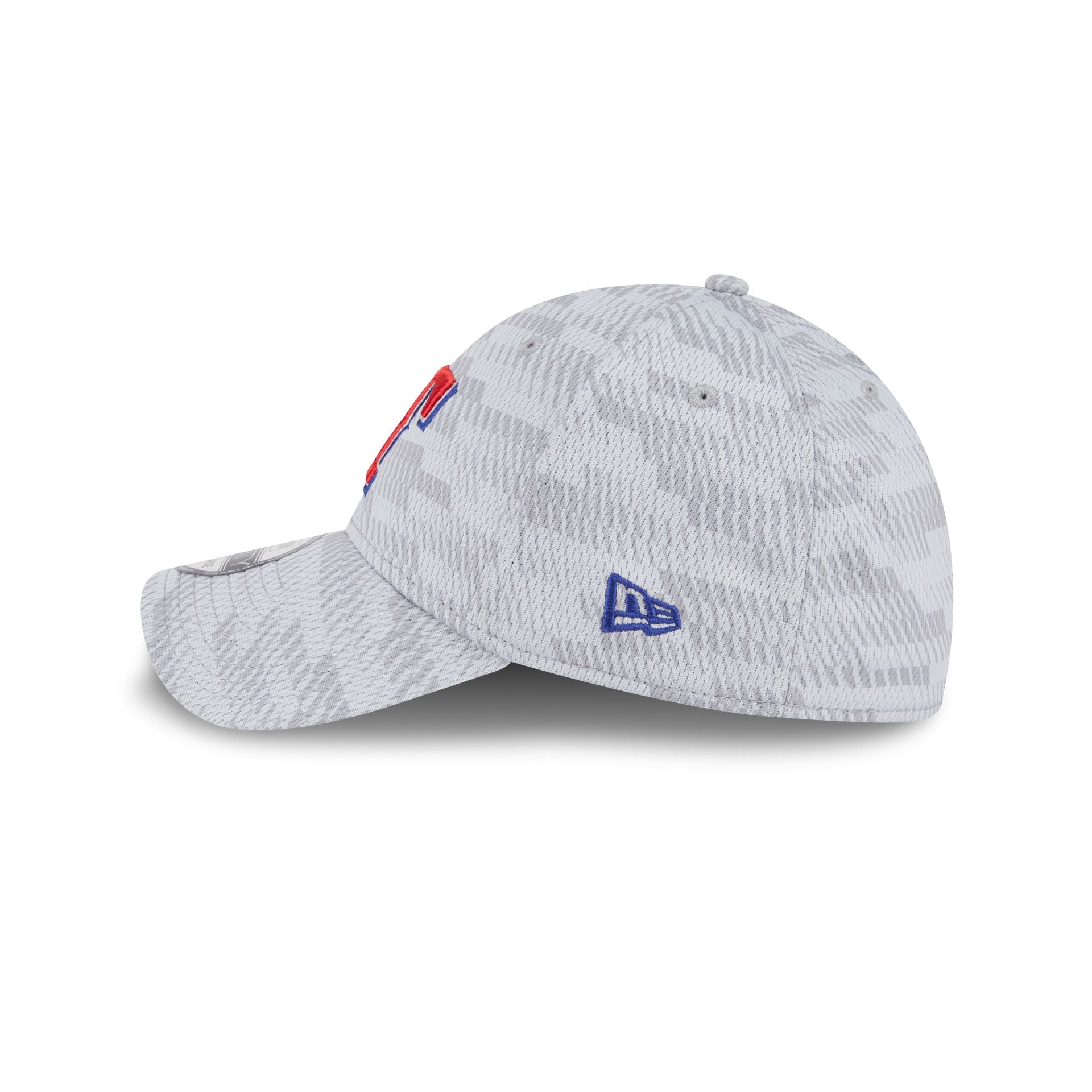 Texas Rangers 2025 Clubhouse Gray 39THIRTY Stretch Fit