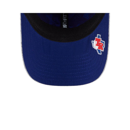 Texas Rangers 2025 Clubhouse Gray 39THIRTY Stretch Fit