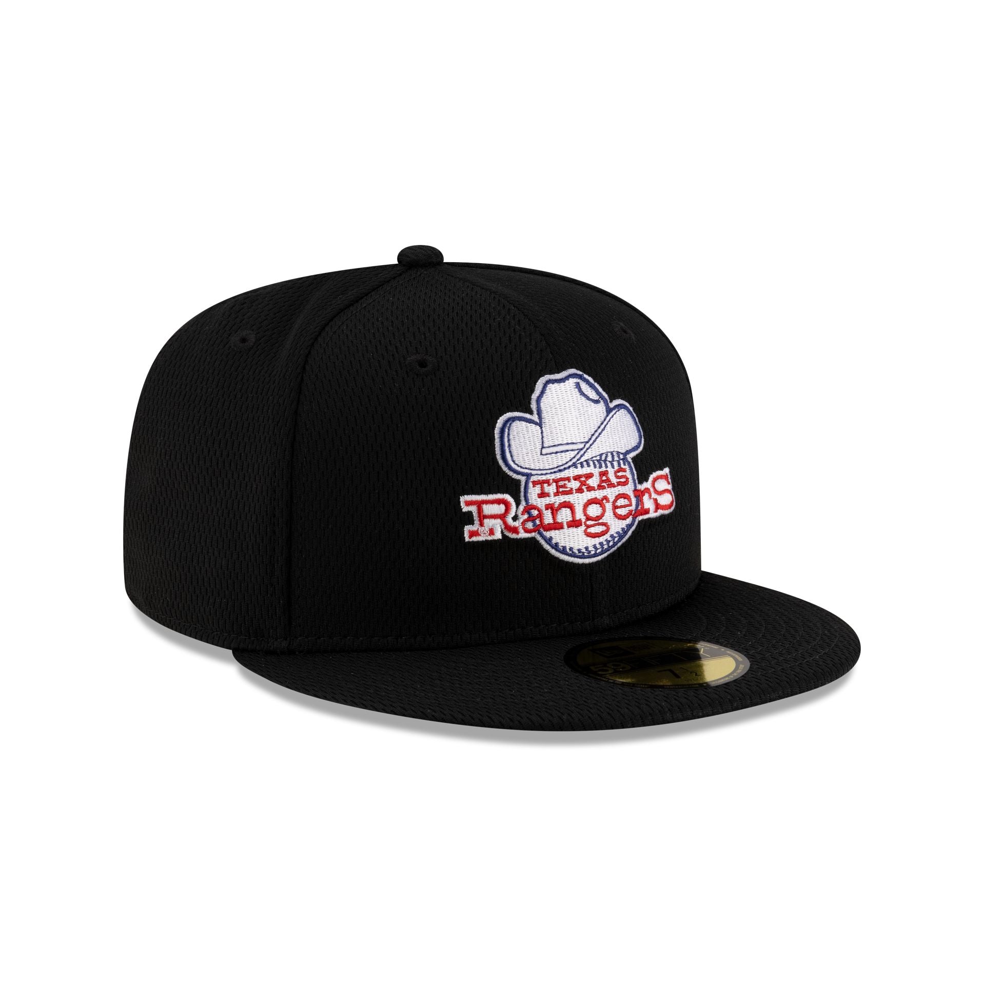 Texas Rangers 2025 Clubhouse Alt Black 59FIFTY Fitted Hat