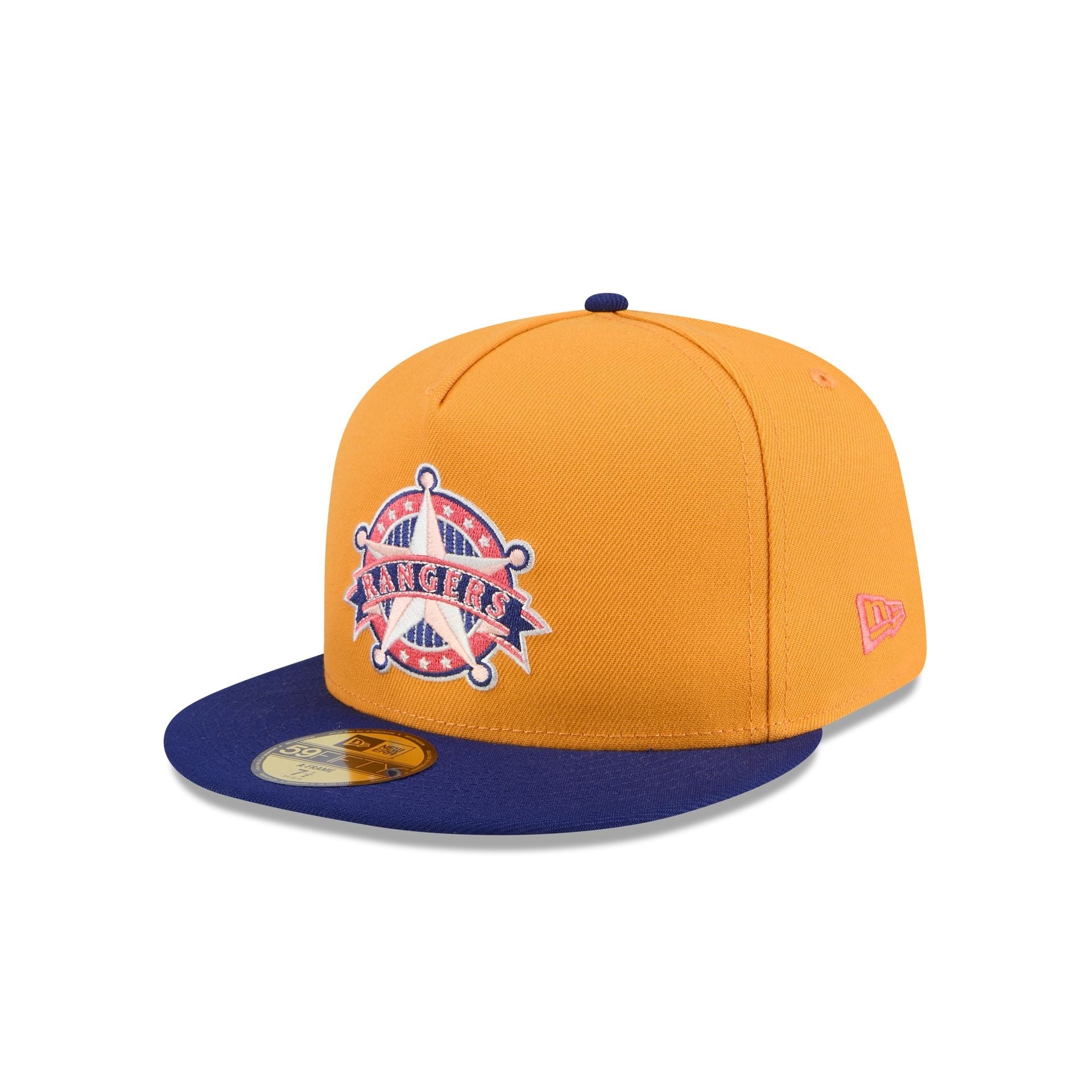 Texas Rangers Gold 59FIFTY A-Frame Fitted Hat