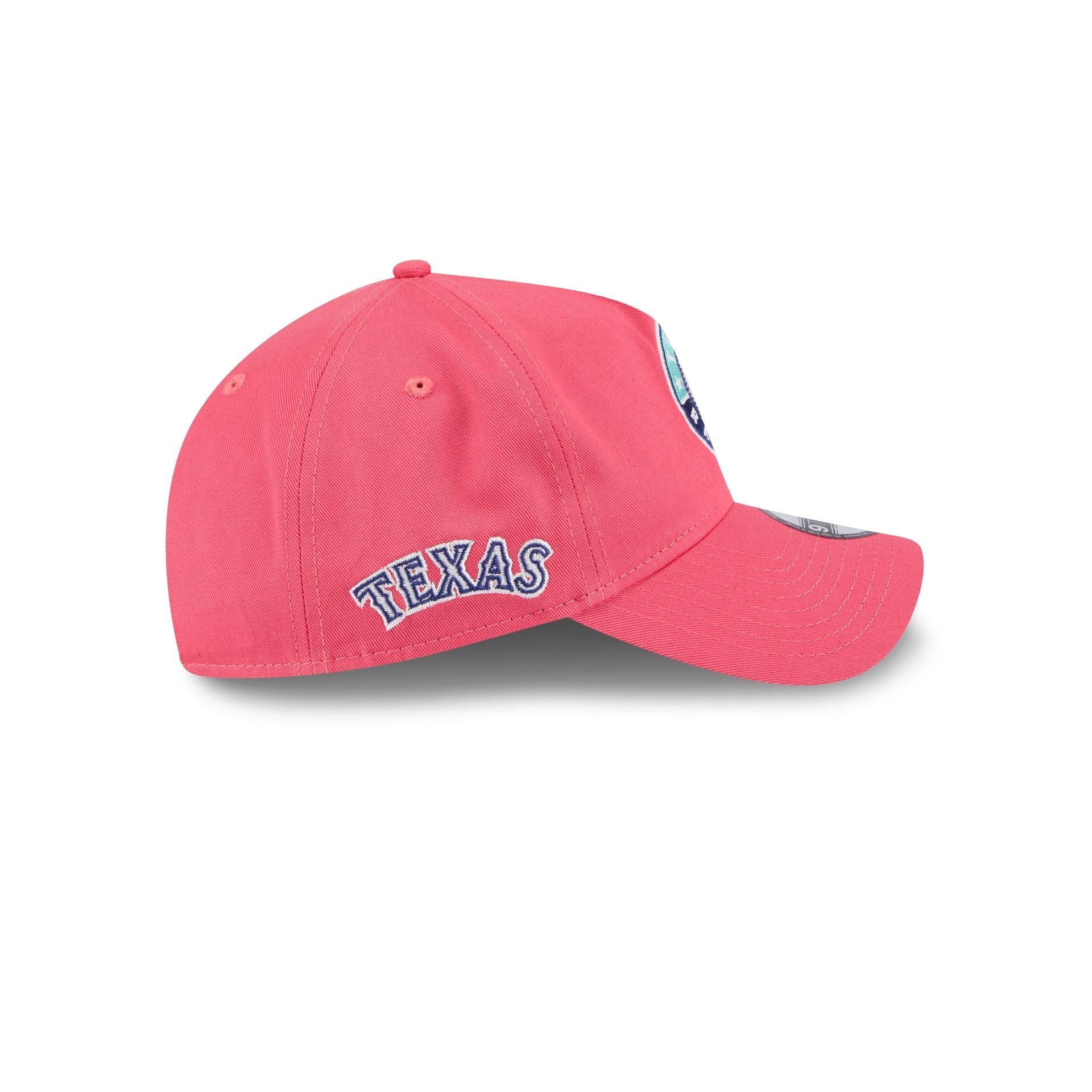 Texas Rangers Coral 9TWENTY A-Frame Adjustable Hat