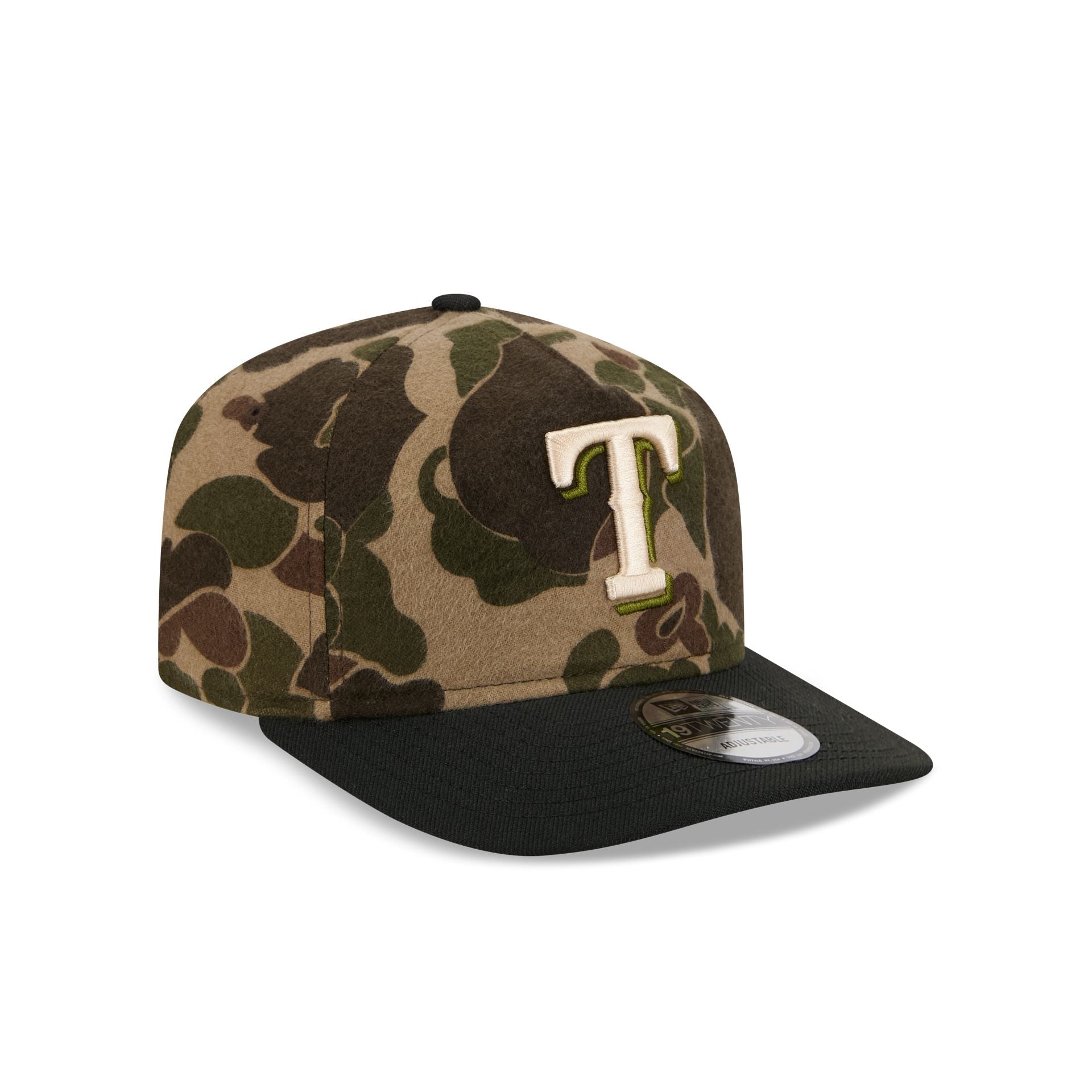 Texas Rangers Three Looms Wool Duck Camo 19TWENTY Adjustable Hat