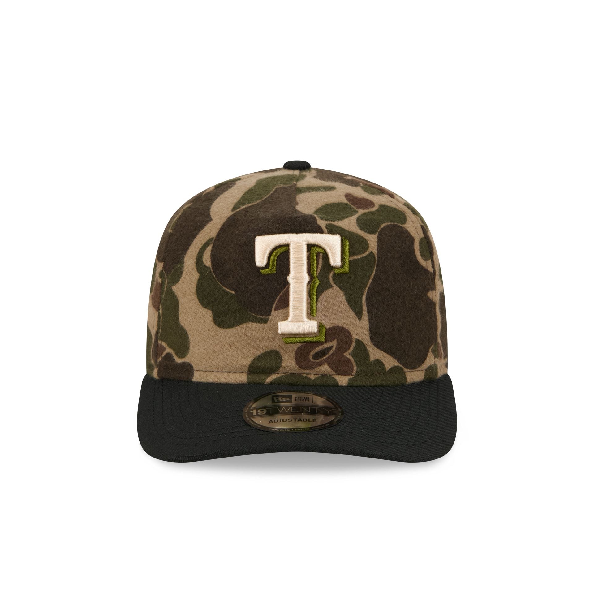 Texas Rangers Three Looms Wool Duck Camo 19TWENTY Adjustable Hat