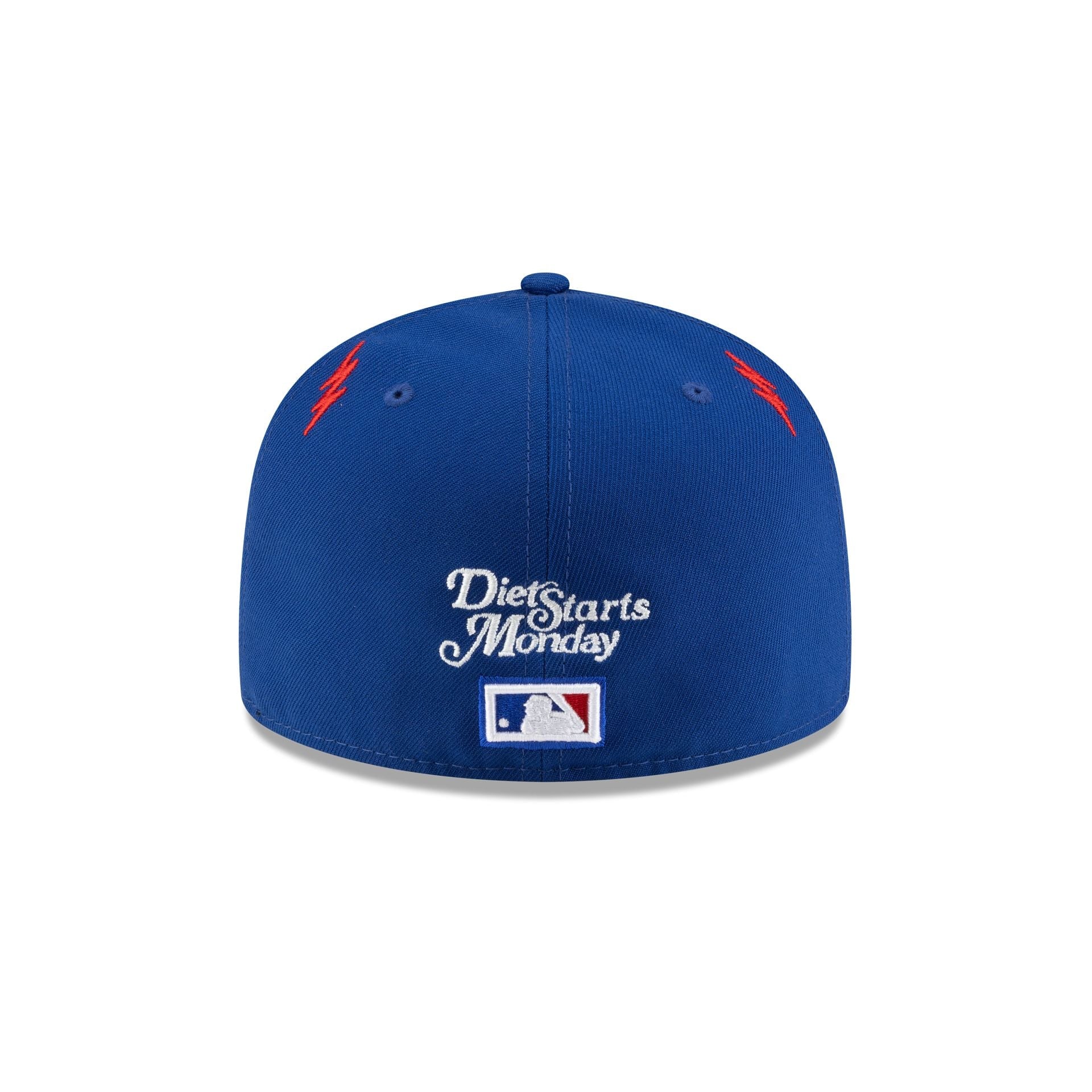 Diet Starts Monday x Texas Rangers Lightening Bolts 59FIFTY Fitted Hat